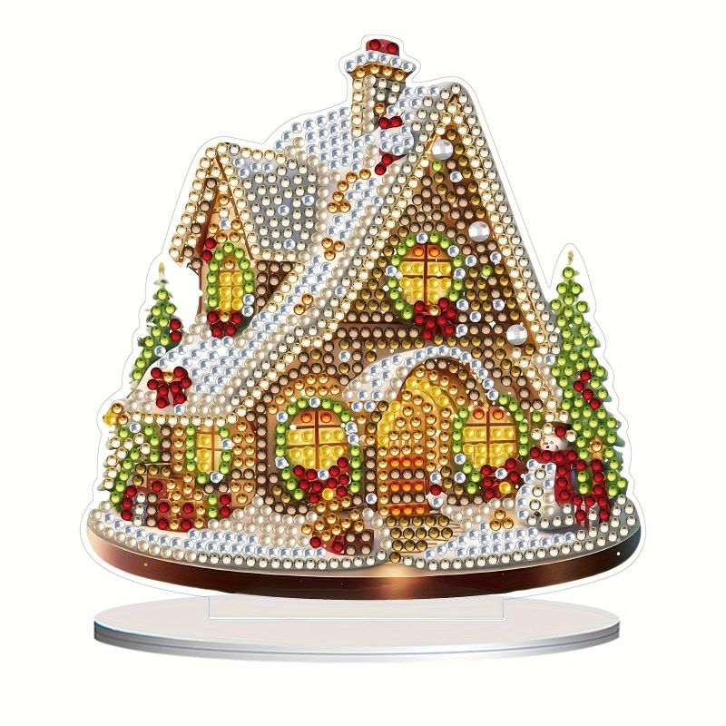 Diamond Painting Ornament   Christmas House